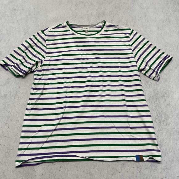 KULE Women Shirt Small Striped Short Sleeve Tee - Picture 1 of 5